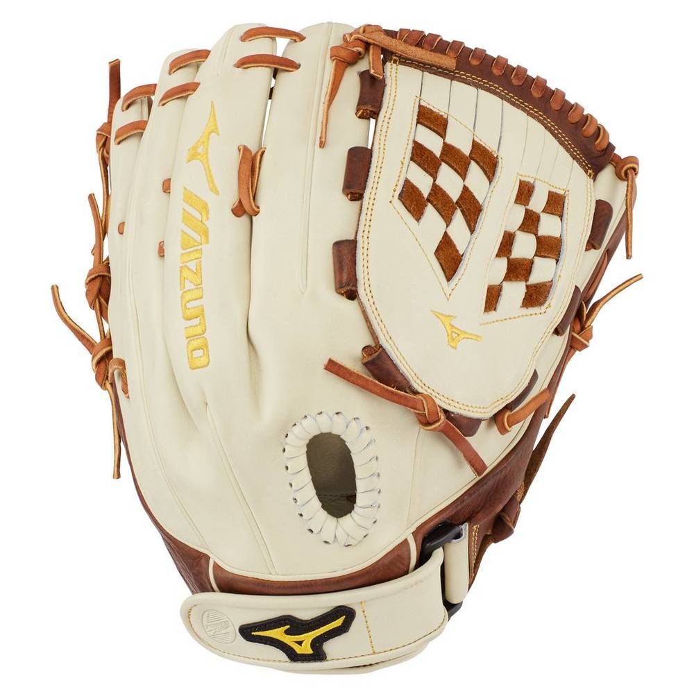 Mizuno Classic Series Fastpitch 13" - Bayan Eldiven - Gümüş/Kahverengi Türkiye (JAWTDO-308)